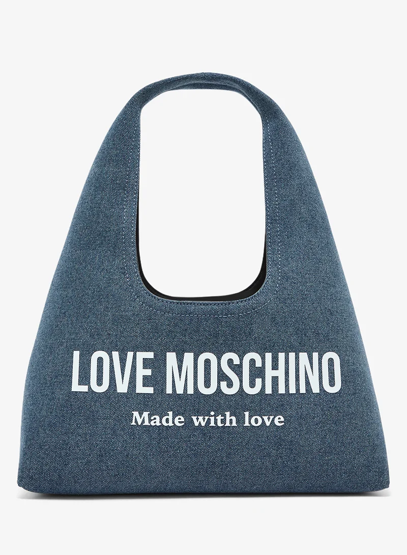 Signature Love Denim Shopper Tote